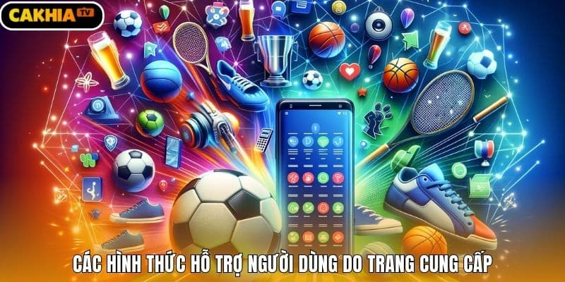 Các hình thức hỗ trợ người dùng do trang cung cấp
