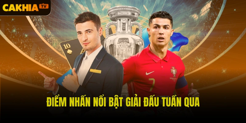 Điểm nhấn nổi bật giải đấu tuần qua