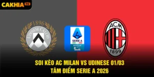 Soi Kèo AC Milan Vs Udinese 01/03 - Tâm Điểm Serie A 2026