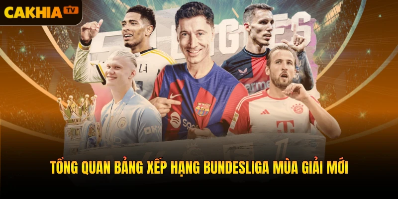 Tổng quan bảng xếp hạng Bundesliga mùa giải mới