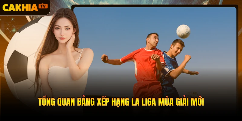 Tổng quan bảng xếp hạng La Liga mùa giải mới